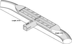 Black Horse Off Road - Black Horse HS36RA 3" Round Black Hitch Step for 2" Receivers - Image 2