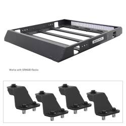 Go Rhino - Go Rhino 5910001T SRM Series Black Roof Basket Mount Kit - Image 8
