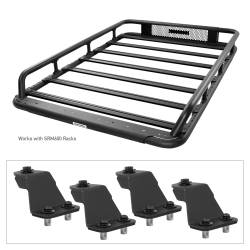 Go Rhino - Go Rhino 5910001T SRM Series Black Roof Basket Mount Kit - Image 7