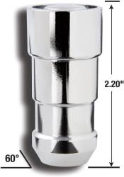 Gorilla Automotive - Gorilla Automotive 66641 Wheel Lock Set Duplex Acorn M14x1.5 Chrome 4Pc - Image 2