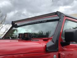 Go Rhino - Go Rhino 730500T XE Windshield Light Mounts for 18-26 Wrangler JL/Gladiator JT - Image 9