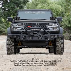 Go Rhino - Go Rhino 332000T Rockline Fairlead Mount Plate for 18-26 Jeep Wrangler/Gladiator - Image 5
