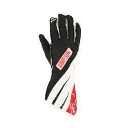 Simpson Safety - Simpson Safety SCKMD Supercoil Racing Gloves Medium Black SFI 3.3/5 - Image 1
