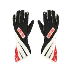 Simpson Safety - Simpson Safety SCKMD Supercoil Racing Gloves Medium Black SFI 3.3/5 - Image 4