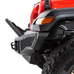 Go Rhino - Go Rhino 331201T Rockline Front Winch Bumper w/OverRider for 07-26 Jeep JL/JK/JT - Image 7