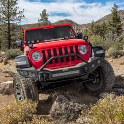 Go Rhino - Go Rhino 331201T Rockline Front Winch Bumper w/OverRider for 07-26 Jeep JL/JK/JT - Image 9