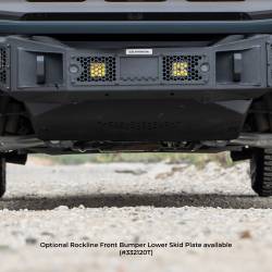 Go Rhino - Go Rhino 331401T Rockline Front Stubby Bumper w/Overrider for 21-24 Bronco - Image 7