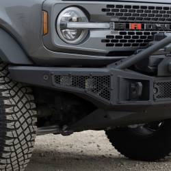 Go Rhino - Go Rhino 331401T Rockline Front Stubby Bumper w/Overrider for 21-24 Bronco - Image 10