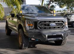 Go Rhino - Go Rhino 34398T Element FR Bumper w/Fixed Light Bar Mount for 21-24 Ford F150 - Image 9