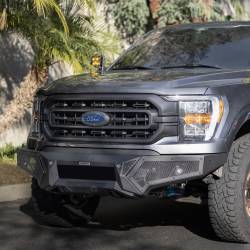 Go Rhino - Go Rhino 34398T Element FR Bumper w/Fixed Light Bar Mount for 21-24 Ford F150 - Image 8