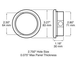 Peterson - Peterson 143-18 Clearance Light Grommet - Image 2
