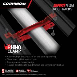 Go Rhino - Go Rhino 5934068T SRM400 68" Long x 52" Wide Customizable Steel Basket Roof Rack - Image 9