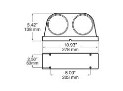 Peterson - Peterson 318R Brake/Tail/Turn Signal Light - Image 2