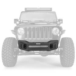 Go Rhino - Go Rhino 331100T Rockline Winch Front Stubby Bumper for 18 Wrangler JL - Image 5