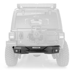 Go Rhino - Go Rhino 371100T Rockline Rear Stubby Bumper for 18-19 Wrangler JL - Image 3