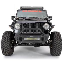 Go Rhino - Go Rhino 331101T Rockline Front Stubby Bumper for 18-19 Wrangler JL - Image 6