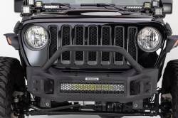 Go Rhino - Go Rhino 331101T Rockline Front Stubby Bumper for 18-19 Wrangler JL - Image 9