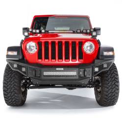 Go Rhino - Go Rhino 331200T Rockline Winch/LED Ready Full Width Front Bumper - Image 5