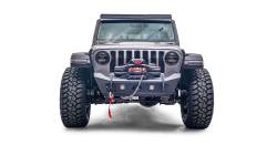 Fab Fours - Fab Fours JL18-B4751-1 Stubby Bumper for 18-20 Jeep Gladiator & Wrangler JL - Image 2
