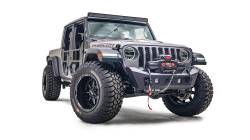 Fab Fours - Fab Fours JL18-B4751-1 Stubby Bumper for 18-20 Jeep Gladiator & Wrangler JL - Image 3