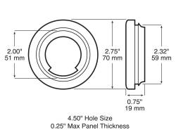 Peterson - Peterson 146-18K Clearance Light Grommet - Image 2