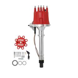 MSD - MSD Ignition 8361 Street Pro-Billet Distributor for Chevy V8 Street w/Vacuum - Image 1