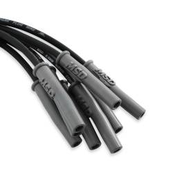 MSD - MSD Ignition 35383 Custom Spark Plug Wire Set Black for Ford 351C-460 w/HEI Cap - Image 4