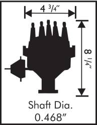 MSD - MSD Ignition 8352 Ready-To-Run Distributor for Ford/Mercury 289/302 - Image 1