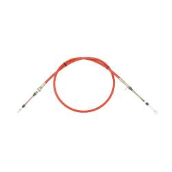 B&M - B&M 80833 Super Duty Race Shifter Cable 5' Eyelet/Threaded Red - Image 1