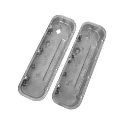 Holley - Holley Perf 241-84 M/T Retro Alu. Valve Covers Polished for 63-89 Chevy/GMC - Image 4