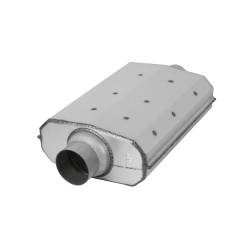 Hooker - Hooker Headers 21506HKR Aero Chamber Muffler 3" Center Inlet/Center Outlet - Image 1