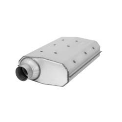 Hooker - Hooker Headers 21504HKR Aero Chamber Muffler 2.5" Offset In/Out 79-99 Mustang - Image 3