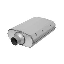 Hooker - Hooker Headers 21516HKR Aero Chamber Muffler 2.5" Center Inlet/Center Outlet - Image 1