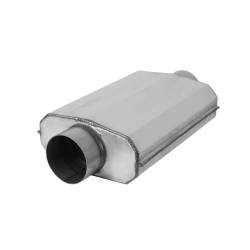 Hooker - Hooker Headers 21609HKR Maximum Flow Muffler 4" Center In/Out Universal - Image 1