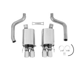 Hooker BlackHeart - Hooker Blackheart 70401313-RHKR 3.0" Axle-Back Exhaust for 05-08 Corvette - Image 1