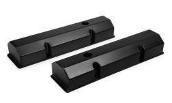 Mr Gasket - Mr Gasket 6818BG Black Finish-Alu. Valve Covers for 58-86 Chevy 262/400 Gen-I SB - Image 1