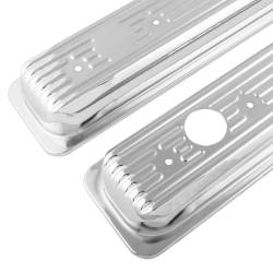 Mr Gasket - Mr Gasket 9847 Chrome Valve Covers Caps for 87-02 Chevy 305-350 Small Block - Image 2
