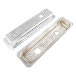 Mr Gasket - Mr Gasket 9847 Chrome Valve Covers Caps for 87-02 Chevy 305-350 Small Block - Image 3