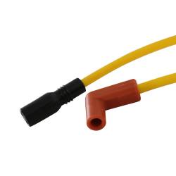 ACCEL - ACCEL 171100-Y Custom Motorcycle Spark Plug Wire for 00-17 Softail 8mm Yellow - Image 2
