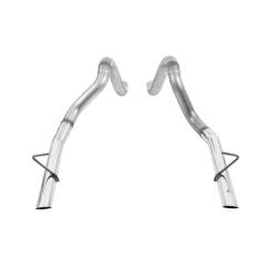 Flowmaster - Flowmaster 815814 Prebent Tailpipe 2.5" RR Exit Pair for 86-93 Mustang LX/GT 5.0 - Image 2