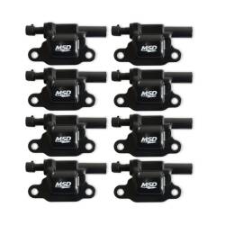 MSD - MSD Ignition 826583 Direct Ignition Coil Set for 05-13 GM LS Engines Black - Image 1