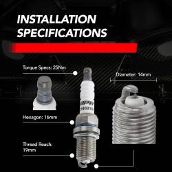 APR - APR Z1003101 Spark Plug for Audi/Porsche/VW 2.0/3.0 - Image 6