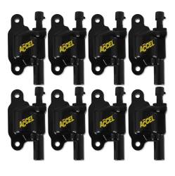 ACCEL - ACCEL 140043K-8 Direct Ignition Coil Kit for GM LS2 LS3 LS7 Black 8Pc - Image 1