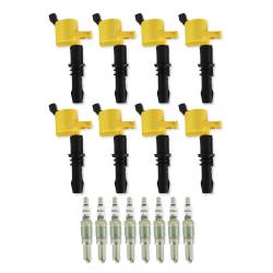 ACCEL - ACCEL 811433 Ignition Kit for 04-08 Ford 4.6L/5.4L/6.8L 3-Valve Yellow 8Pc - Image 1