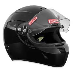 Simpson Safety - Simpson Safety 7870012 Devil Ray 3.0 Small Racing Helmet Gloss Black - Image 4