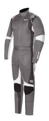 Simpson Safety - Simpson Safety SC05101 Supercoil Racing Suit Small Alloy/Black/White - Image 2