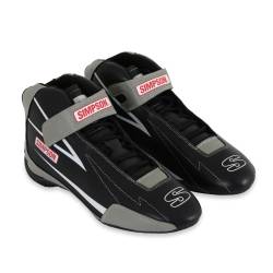 Simpson Safety - Simpson Safety SC100G Supercoil Racing Shoe Size 10 Black/Grey - Image 3