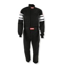 Racequip - RaceQuip 120005RQP One Piece Multi Layer Fire Racing Suit Black Large - Image 1