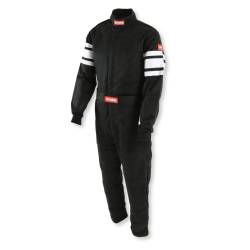 Racequip - RaceQuip 120003RQP One Piece Multi Layer Fire Racing Suit Black Medium - Image 2