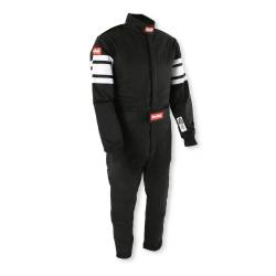 Racequip - RaceQuip 120003RQP One Piece Multi Layer Fire Racing Suit Black Medium - Image 4